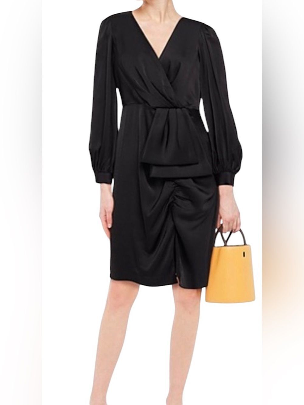 SACHIN BABI Black Slit Sheath Size 6
